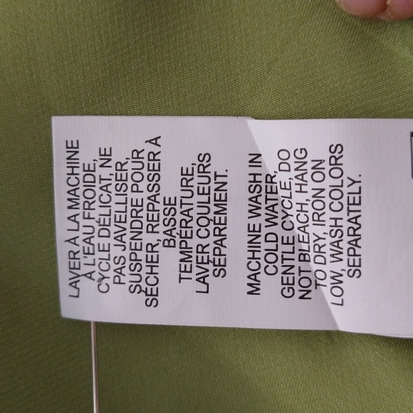 women's blouse Conrad Collection long sleeve button down blouse, size 12, love - Picture 10 of 10